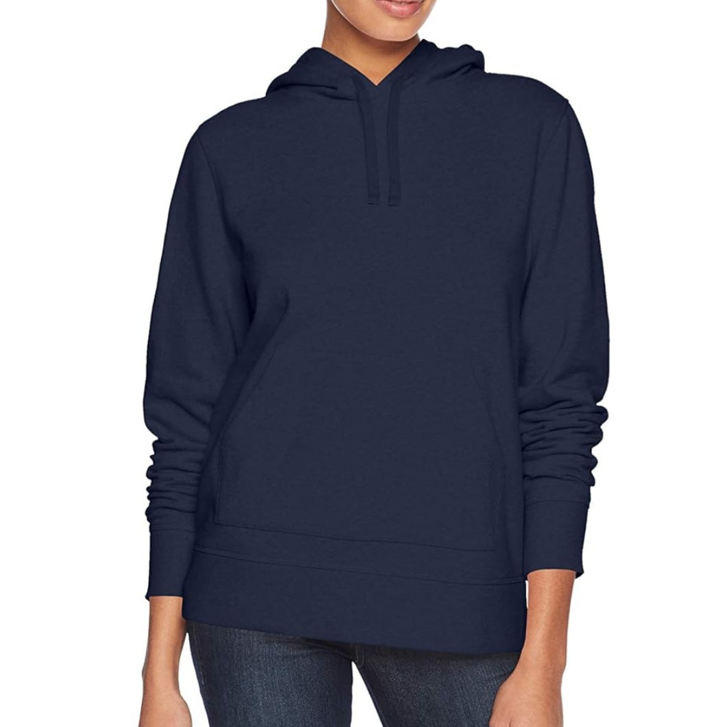 Hooded Sweatshirt-Pull over-Rectangle Logo- Front & Back