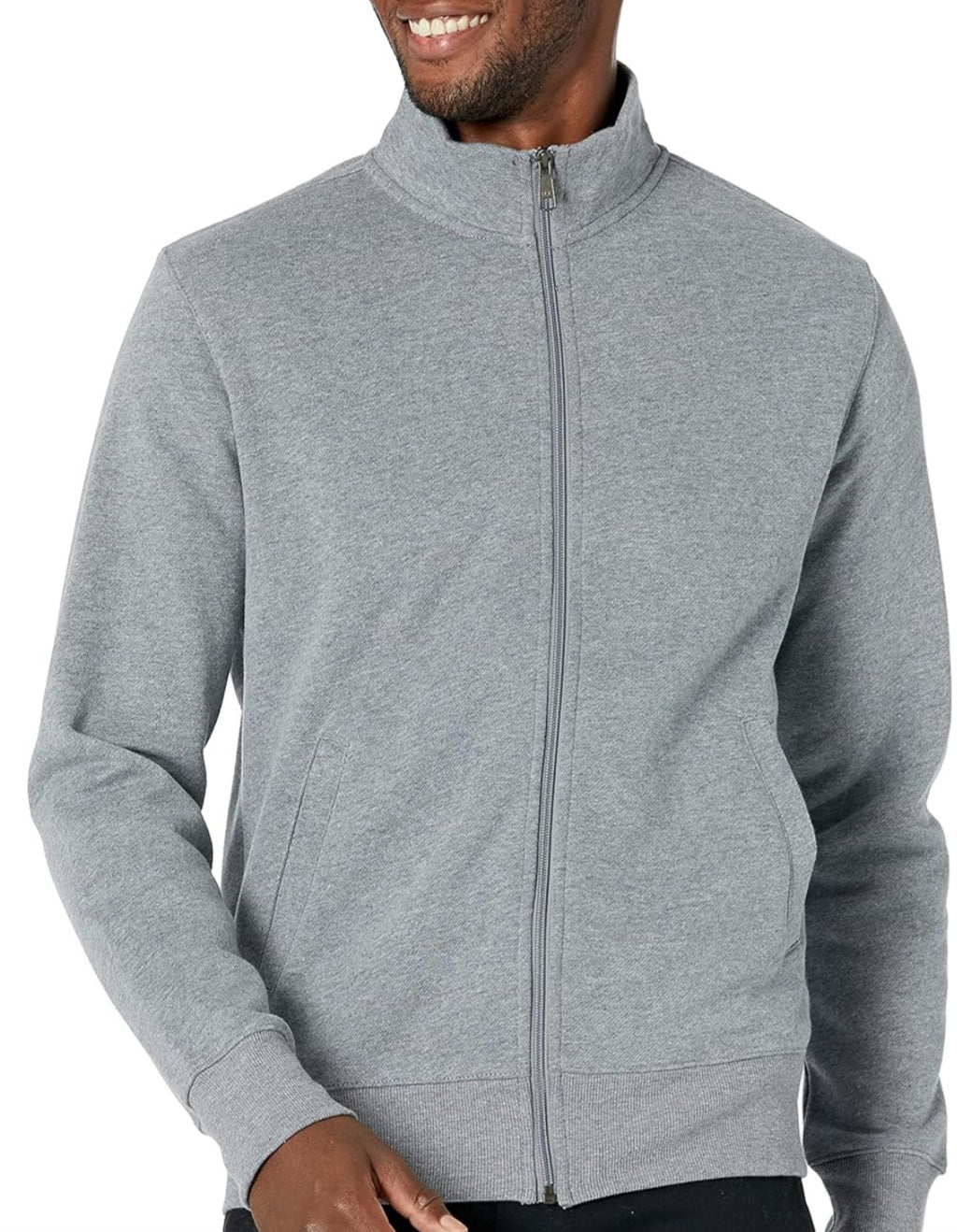 Sweatshirt- Zip up- Round Logo- Front & Back