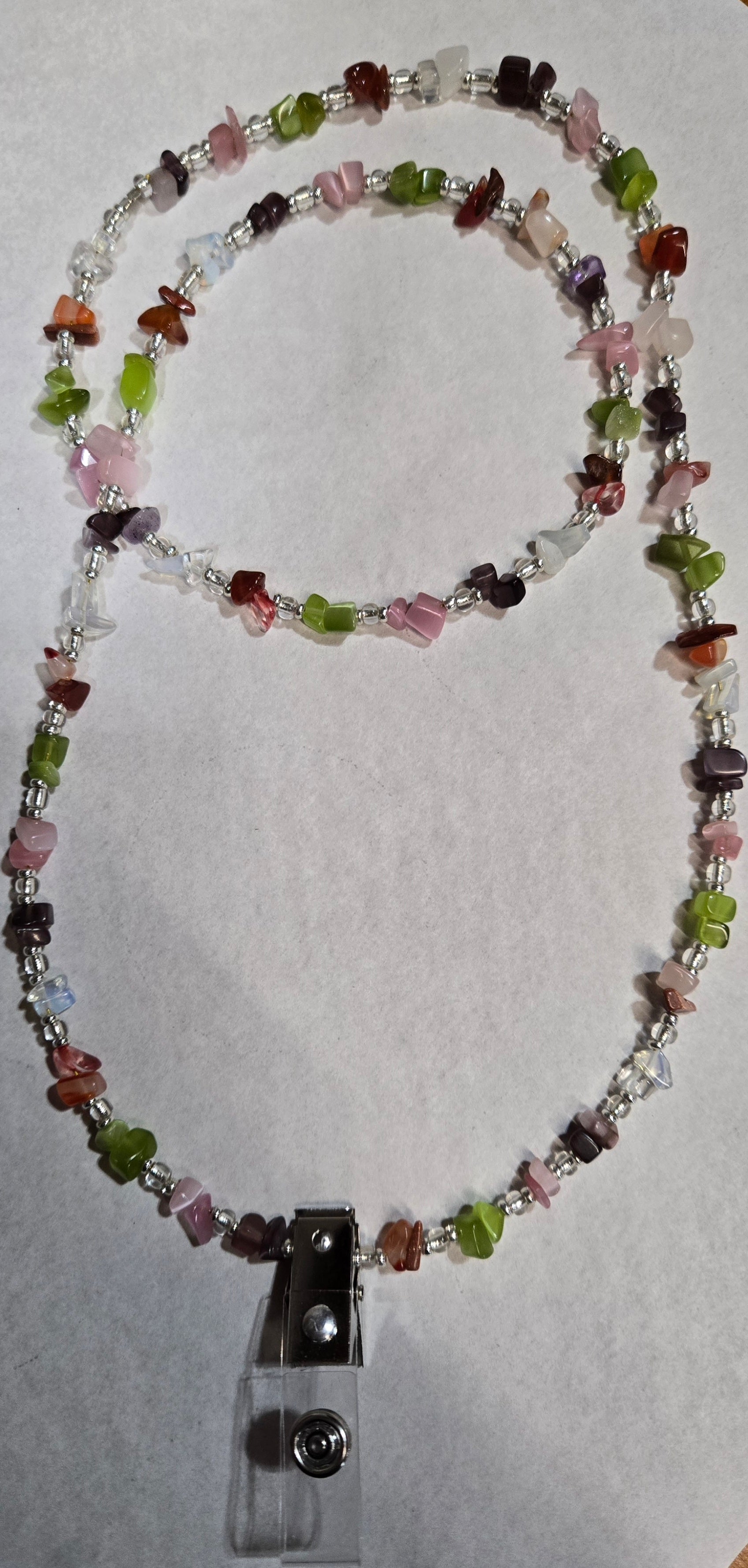 Beaded Lanyard for ID